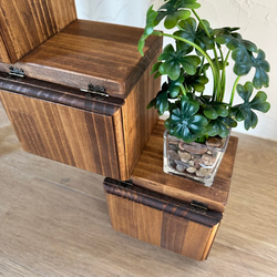 英国 デザイン おしゃれ トイレ収納 B イギリス家具 プランター ラック 観葉植物 スタンド 小物収納 家具 4枚目の画像