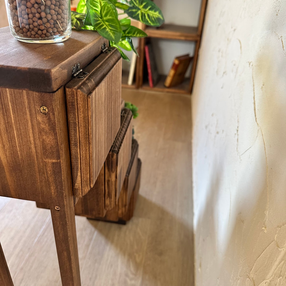 英国 デザイン おしゃれ トイレ収納 B イギリス家具 プランター ラック 観葉植物 スタンド 小物収納 家具 11枚目の画像