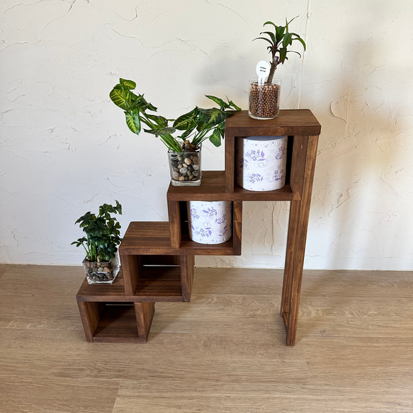 英国 デザイン おしゃれ トイレ収納 B イギリス家具 プランター ラック 観葉植物 スタンド 小物収納 家具 8枚目の画像