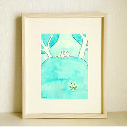 原画】貼り絵❤︎終わらない夜の物語 イラスト wonder woods