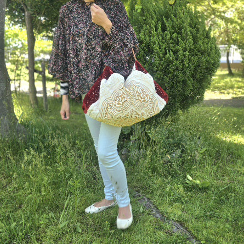 【新品】ショルダーバッグ　スエード　モロッコ meilmada ショルダーバッグ バッグ 「牛革」スエード2wayショルダー