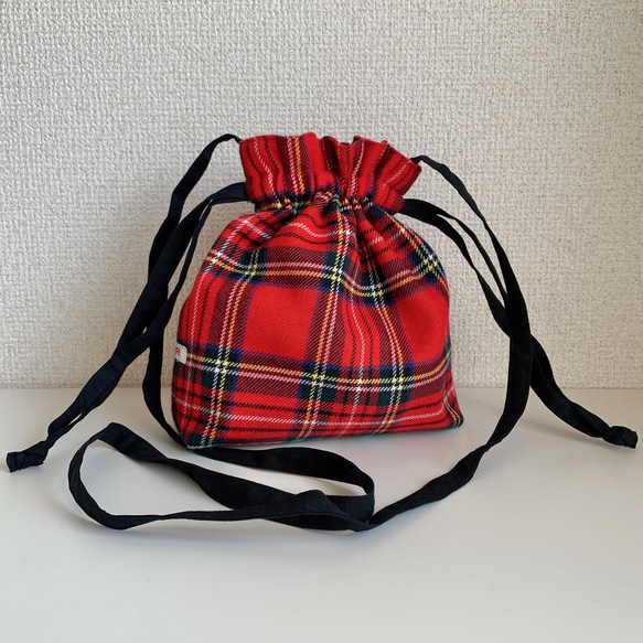 CHECK MINI POCHETTE ( RED ) 3枚目の画像