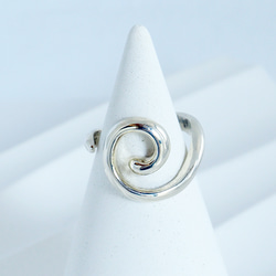 シルバー オープンリング スワール うずまきリング 指輪・リング
