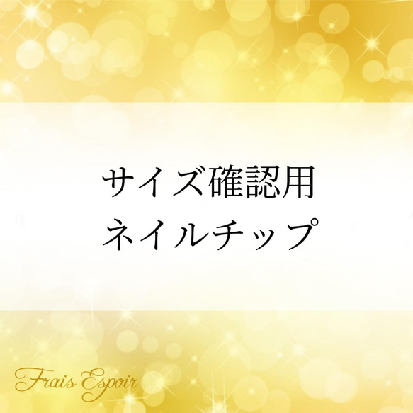 サイズ確認用ネイルチップ その他素材 fraisespoir 通販