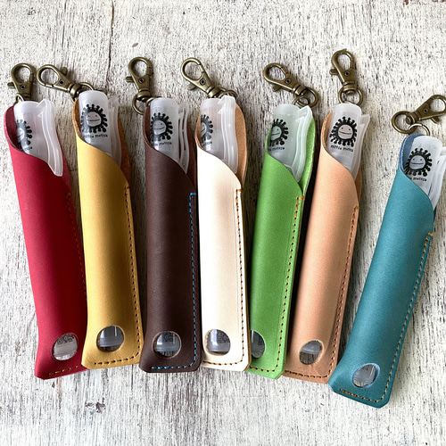 ペン型 アルコール除菌スプレーケース(スプレー付き) 7色からお選び