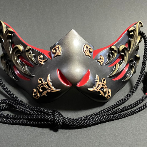 狐面HalfGothic Ver,（Metal Red） その他ファッション 朧 通販