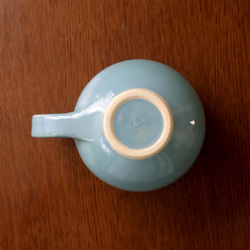 こっくり水色釉薬のマグカップ ＊ １ 11枚目の画像