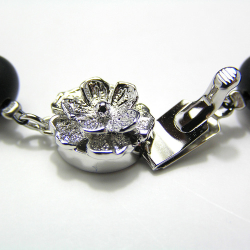 艶消しオニキス フォーマルセット ネックレス・ペンダント 甲州