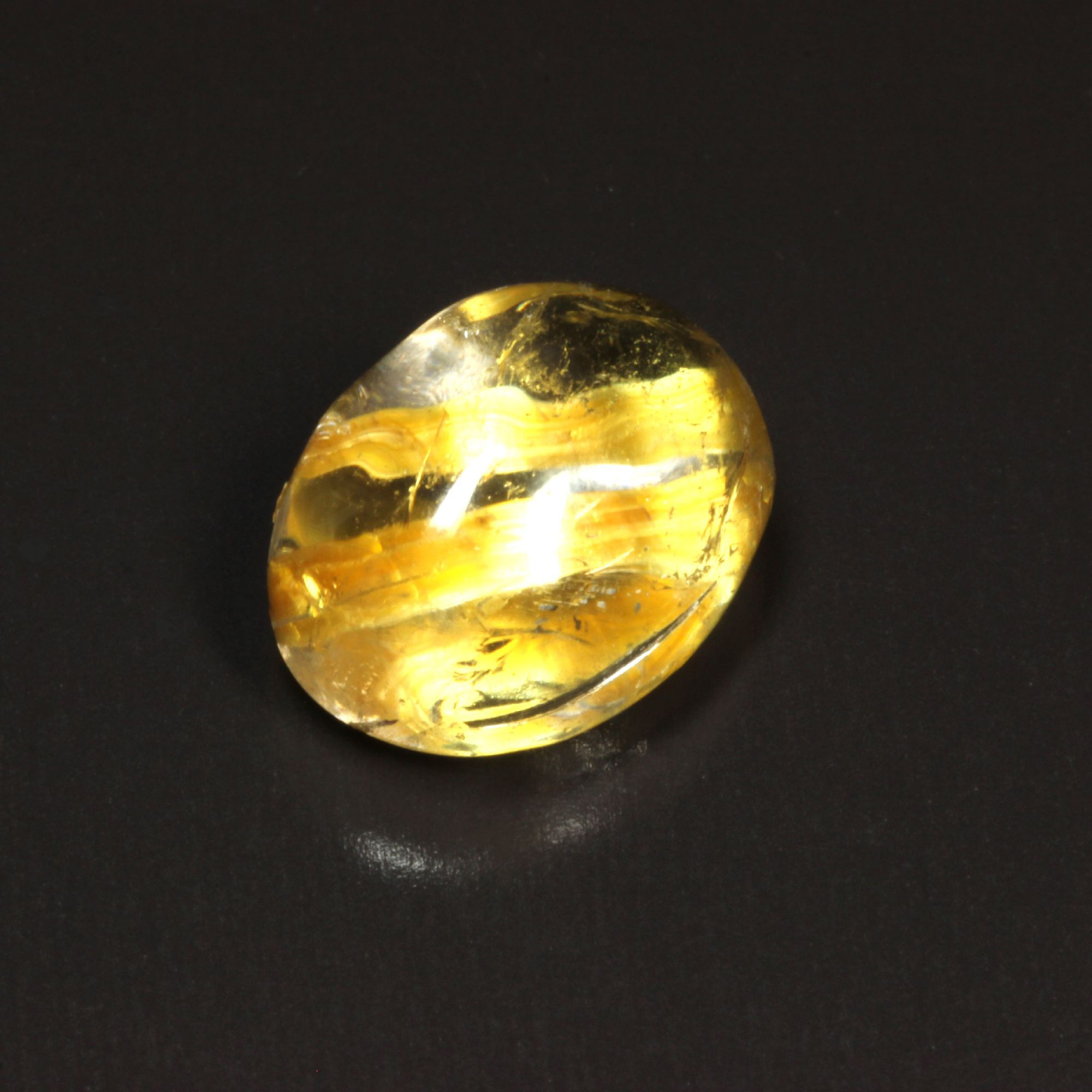 【極太針の存在感が凄い】一点物 ゴールドタイチンルチル ルース Ｌｇｔ１ 虹入り金針水晶 成人祝い ギフト 京海堂