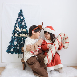 &lt;特集&gt;聖誕蕾絲裝飾品白色❄︎雪花樹掛毯裝飾禮物 第11張的照片