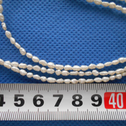 淡水真珠１連パーツ販売 小粒タイプ 5枚目の画像