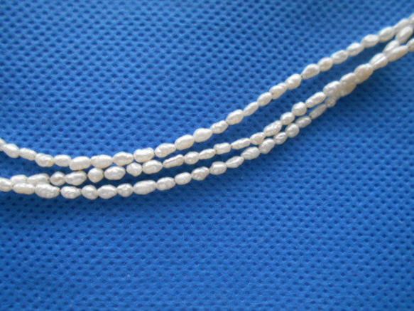 淡水真珠１連パーツ販売 小粒タイプ 2枚目の画像