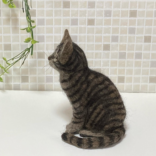 キジトラ♡羊毛フエルト♡リアルサイズ キジトラ♡羊毛フエルト♡リアルサイズ
