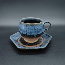 【陶器】◆TVチャンピオン陶芸王が作る器・究極のコーヒーカップ  完了型  『四器織折    冬』 1枚目の画像