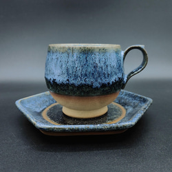 【陶器】◆TVチャンピオン陶芸王が作る器・究極のコーヒーカップ  完了型  『四器織折    冬』 2枚目の画像