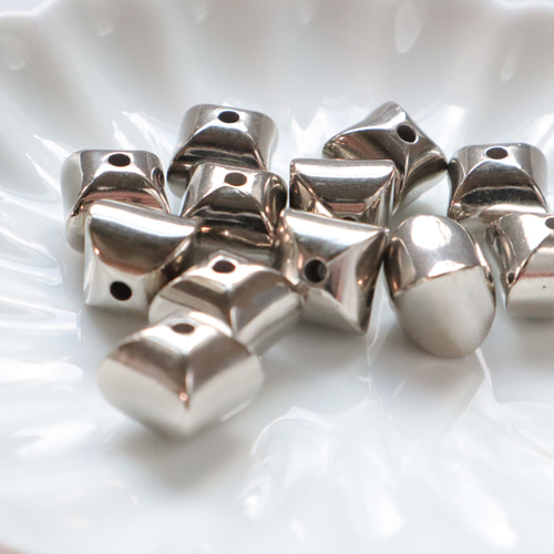 12個☆在庫限り☆シンプルビーズ シルバー アクセサリーパーツ