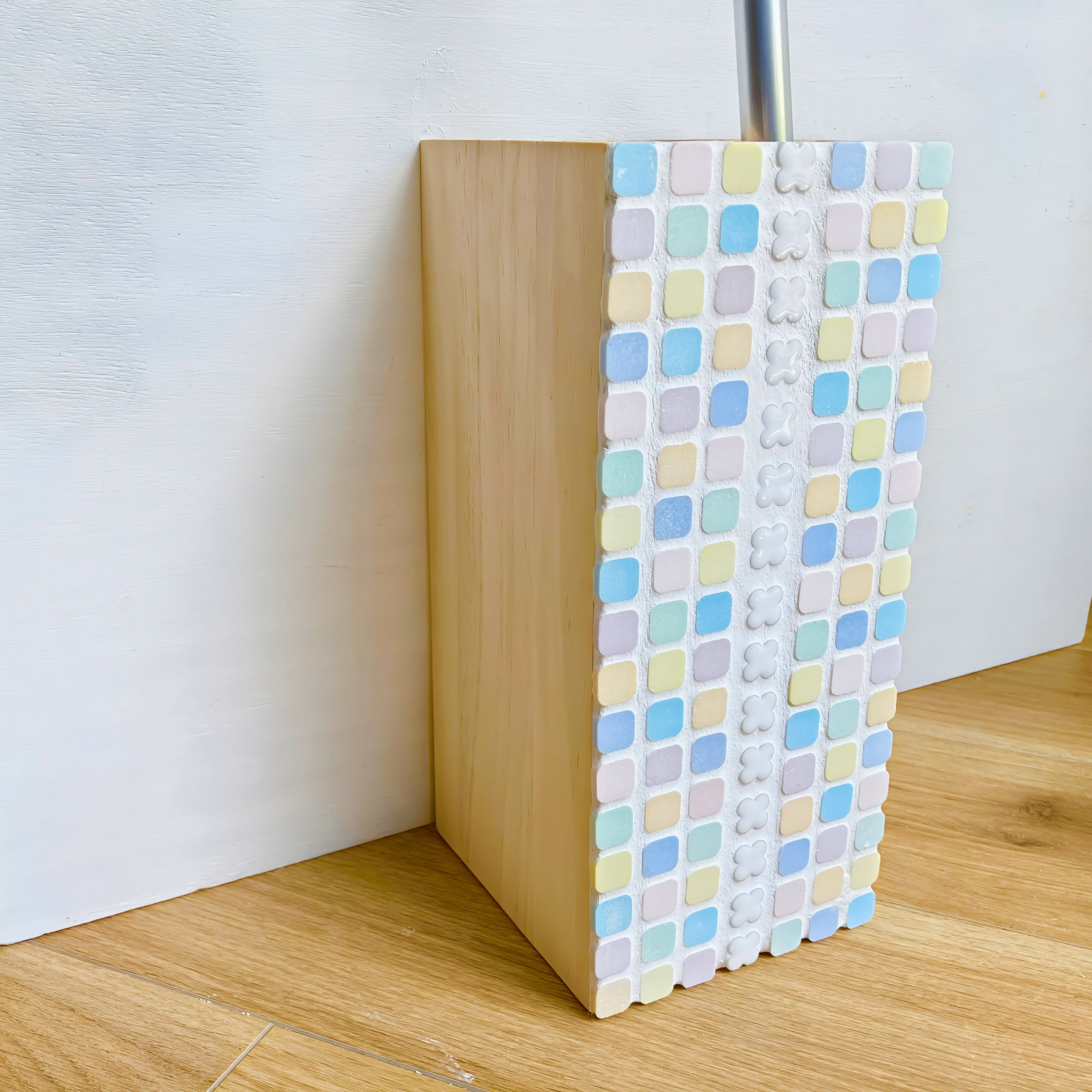 【受注生産】ワイパースタンドボックス　ラムネタイル　シャーベットカラー　パステル　掃除グッズ収納ケース 4,150円