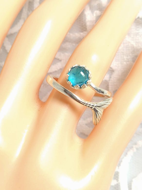 New Arrival☆新作☆『ネオンブルーアパタイト』☆天然石リング