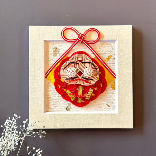 水引【ダルマ】ミニフレーム タペストリー・壁掛け tomoemon 通販