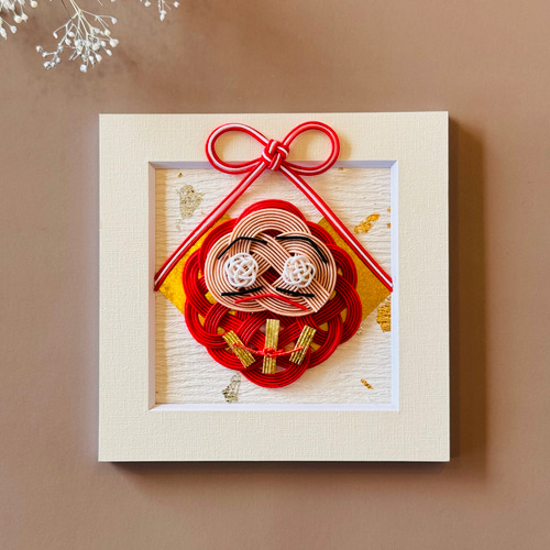 水引【ダルマ】ミニフレーム タペストリー・壁掛け tomoemon 通販