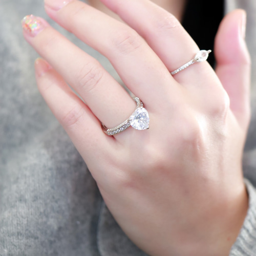 M y　ジェイダイト　6.516 ダイヤモンド　1.44 リング　指輪 結婚指輪】Pt999 ダイヤモンド リング＜ “Wish upon a star®” カード