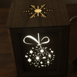 エアフレッシュランプ　クリスマスオーナメント　５面装飾　LEDで周囲の空気をキレイにするランプ　癒し　テーブルランプ 6枚目の画像