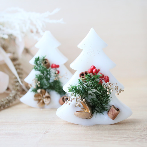 クリスマスアロマワックスサシェ置き型ツリー キャンドル・キャンドル