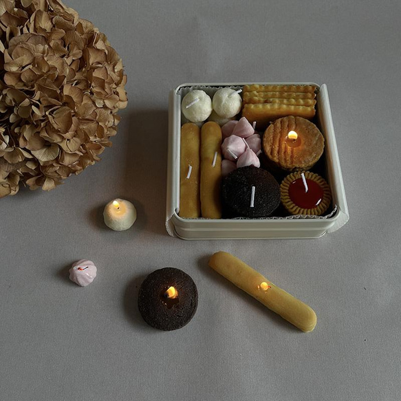 糖果蠟燭“petit four sec” 【定做】 第2張的照片