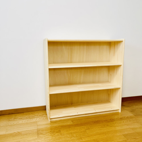 ほとく様☆　　木製棚　オーダーサイズ　② 棚板が動かせる教具棚 2段 高さ60cm サイズオーダーOK 食器・家具 T