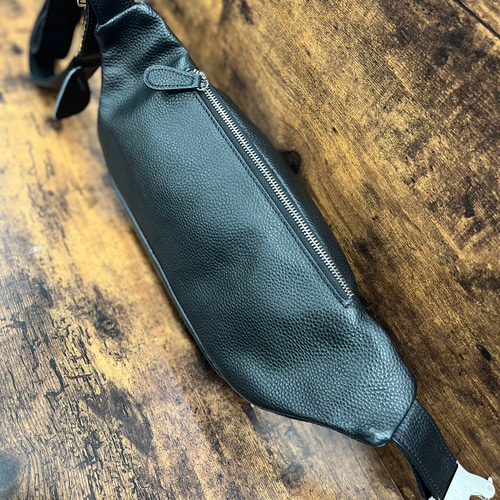 牛革 ボディバッグ DEEP ZONE 本革 メンズ レザーバック 斜め掛け ワン