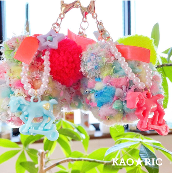 ꫛꫀꪝ✧‧˚ヤギのポンポン☆バッグチャーム♪ハローサーカス その他 