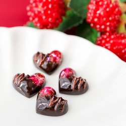 《特集掲載》ハートチョコレートピアス (ダークチョコレート)  ショコラ  バレンタイン フェイクスイーツ ブラウン 8枚目の画像
