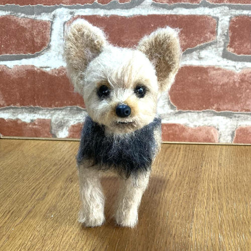 ハンドメイド　羊毛フェルト　ヨーキー　リアル犬　ギフト　ペットロス 7_a541f1c87aac6d1eeafffc206451