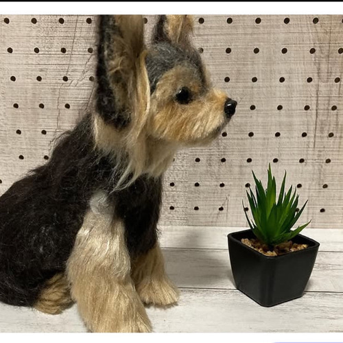 羊毛フェルト　ヨークシャテリア　オーダーです。 オーダー羊毛フェルトヨークシャテリア