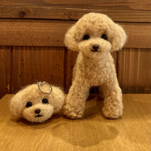 オーダー トイプードル 羊毛フェルト 犬 ハンドメイド