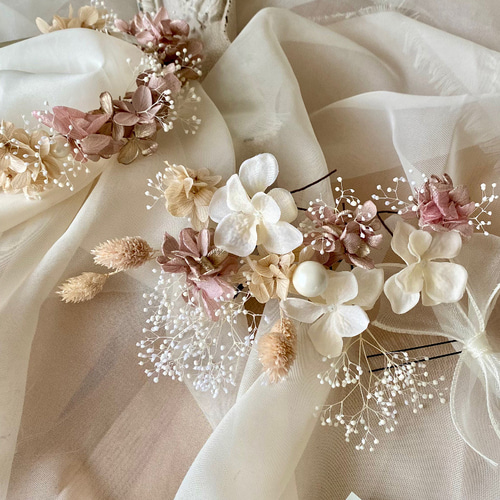結婚式 成人式 卒業式 プラチナピンク×シャンパンベージュ 結婚式 成人式 卒業式 プラチナピンク×シャンパンベージュ