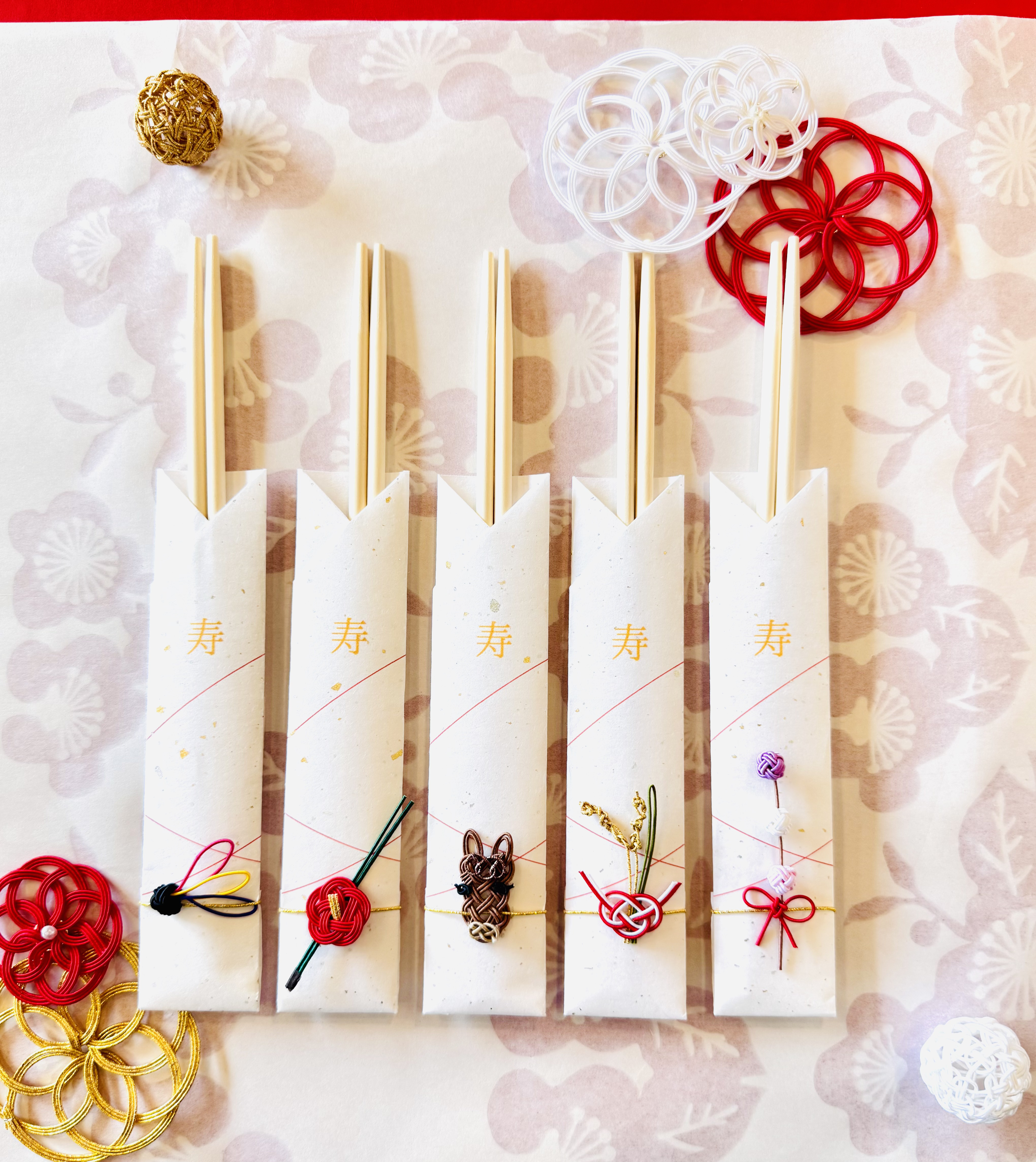 おてもとかざり　箸袋　6種類1袋50枚ずつセット