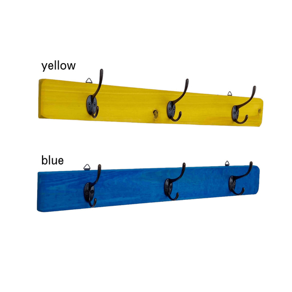 3 wall hooks／standard 10colors／wall storage／壁掛けフック ウォールフック 4枚目の画像