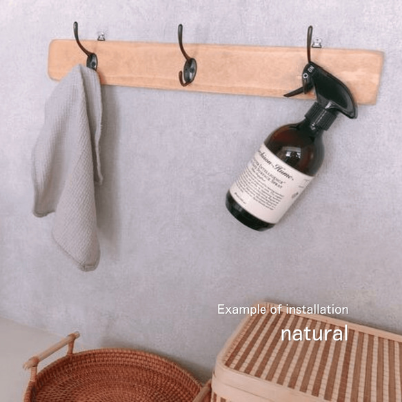 3 wall hooks／standard 10colors／wall storage／壁掛けフック ウォールフック 9枚目の画像