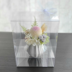 いいね♡700超え　お試しサイズ　プリザーブドフラワー仏花 5枚目の画像