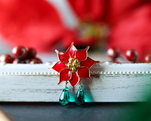 ICE クリスマスツリーブローチ　ビンテージ　Eisenberg　クリスマスピン Eisenberg Ice Christmas Tree Pin