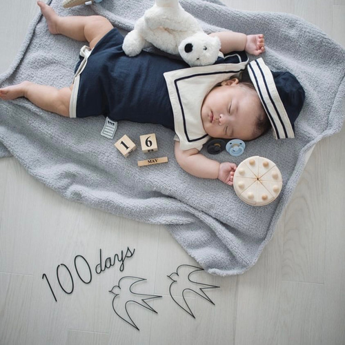 数字レターバナー 15点セット(虫ピン付属) ワイヤーレタリング 出産