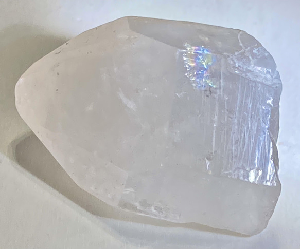 女神のクリスタル】虹入り ピンク レムリアンシードクリスタル 天然石