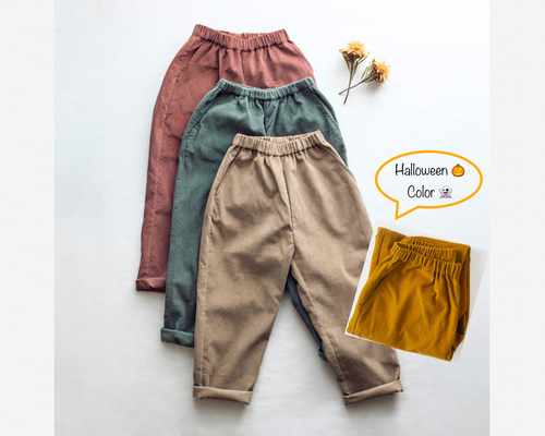 ハンドメイド子供服　コーデュロイパンツ110 ハンドメイド子供服 コーデュロイパンツ110