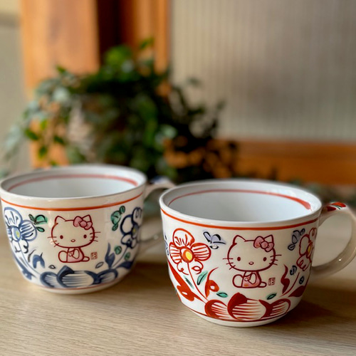 中古 お皿 小皿 丼 お椀 コップ マグカップ ハローキティ 若 9点