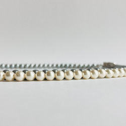 貝ベビーパール2連ネックレス/5mm約43/45cm/２カラー/made in japan 3枚目の画像