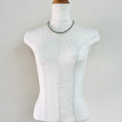 貝ベビーパール2連ネックレス/5mm約43/45cm/２カラー/made in japan 8枚目の画像