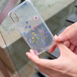 押し花ケースに文字入れ可能！iPhone全機種対応 galaxyケース