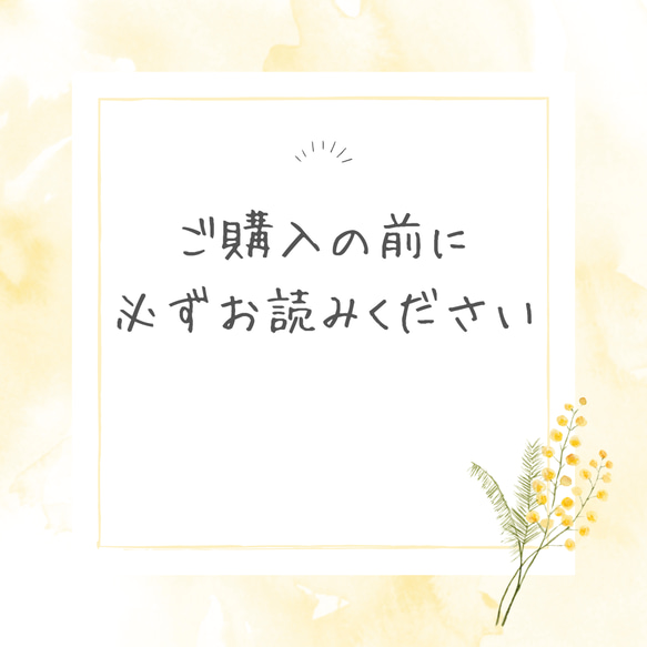 【ご購入の前に必ずお読みください】 1枚目の画像