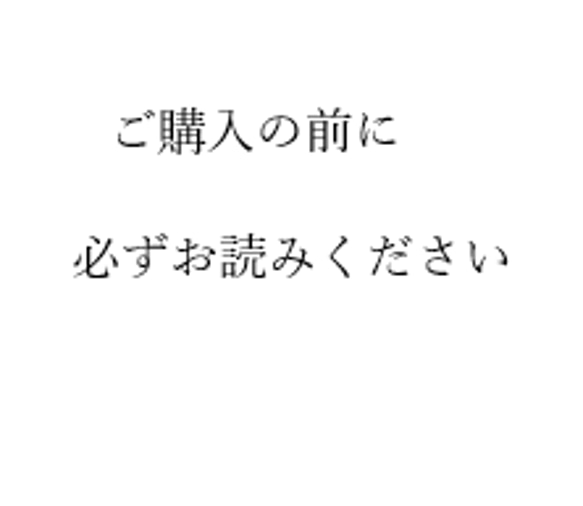 【ご購入の前に必ずお読みください】 1枚目の画像